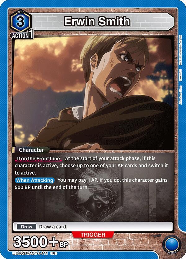Erwin Smith (UE10ST/AOT-1-111) [UE10ST: Attack on Titan Starter Deck]