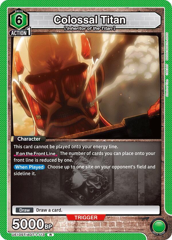 Colossal Titan (UE10ST/AOT-1-113) [UE10ST: Attack on Titan Starter Deck]