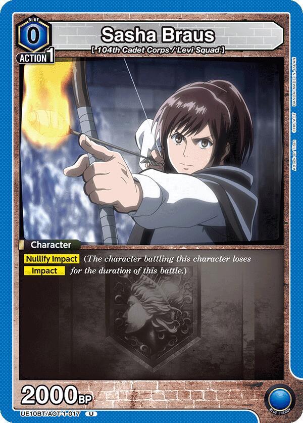 Sasha Braus (017) (UE10BT/AOT-1-017) [UE10BT: Attack on Titan]