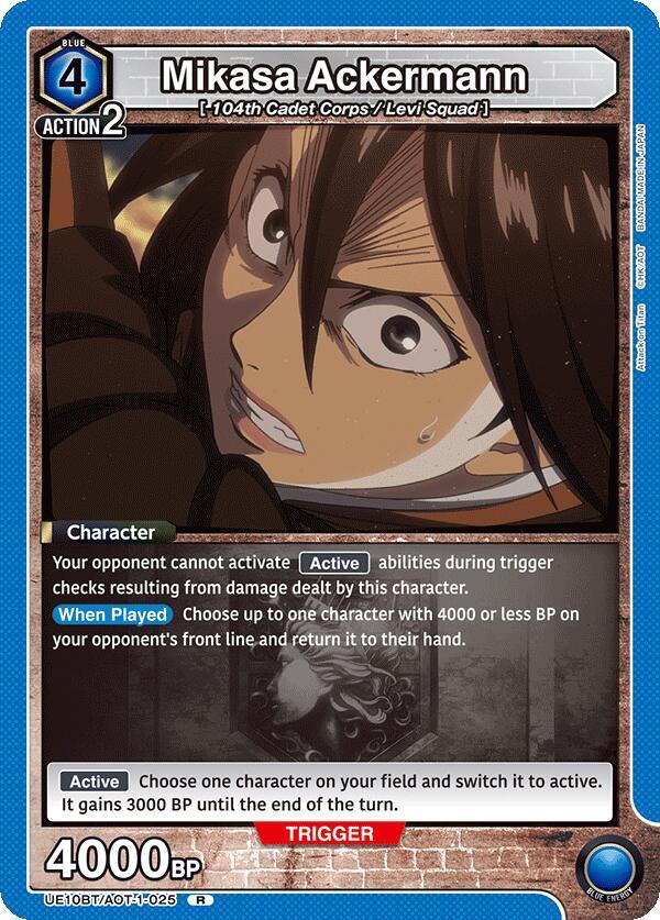Mikasa Ackermann (025) (UE10BT/AOT-1-025) [UE10BT: Attack on Titan]