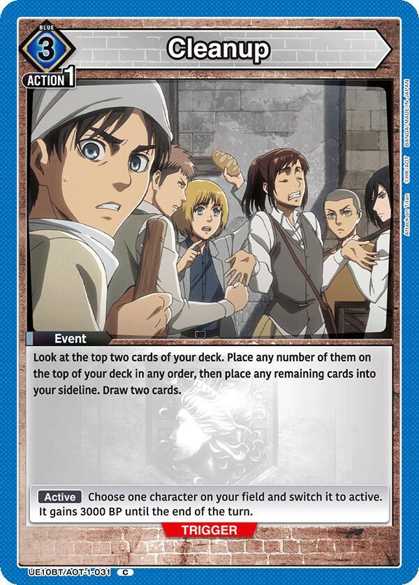 Cleanup (UE10BT/AOT-1-031) [UE10BT: Attack on Titan]