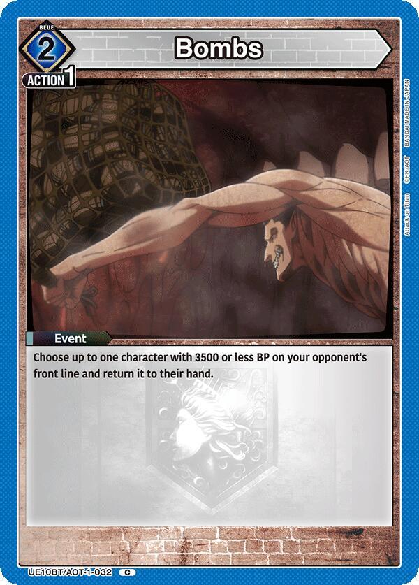 Bombs (UE10BT/AOT-1-032) [UE10BT: Attack on Titan]