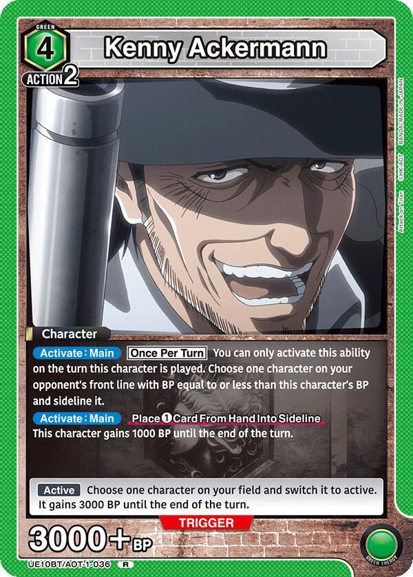 Kenny Ackermann (036) (UE10BT/AOT-1-036) [UE10BT: Attack on Titan]