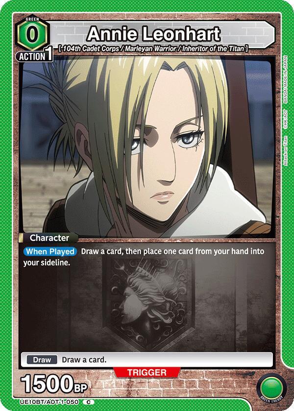 Annie Leonhart (050) (UE10BT/AOT-1-050) [UE10BT: Attack on Titan]