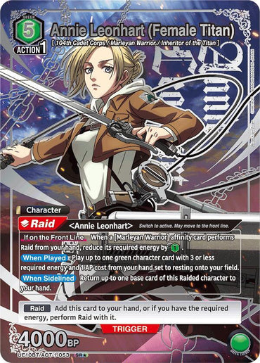 Annie Leonhart (Female Titan) (SR*) (UE10BT/AOT-1-053) [UE10BT: Attack on Titan]