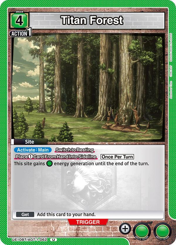 Titan Forest (UE10BT/AOT-1-062) [UE10BT: Attack on Titan]