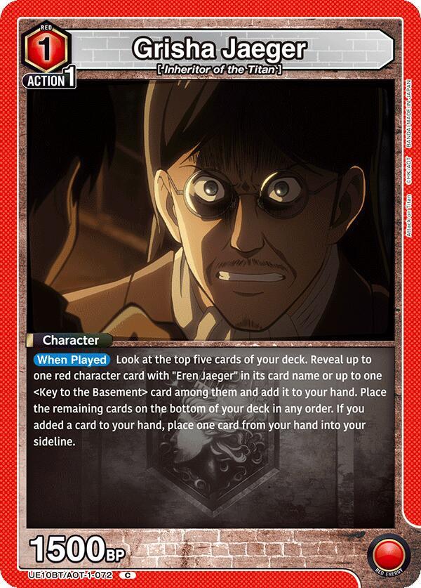 Grisha Jaeger (UE10BT/AOT-1-072) [UE10BT: Attack on Titan]