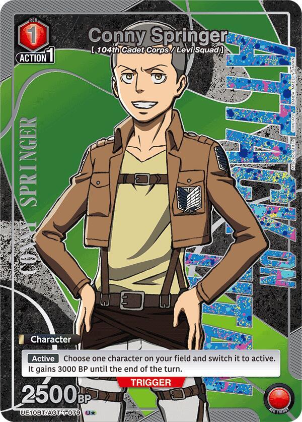 Conny Springer (079) (U*) (UE10BT/AOT-1-079) [UE10BT: Attack on Titan]
