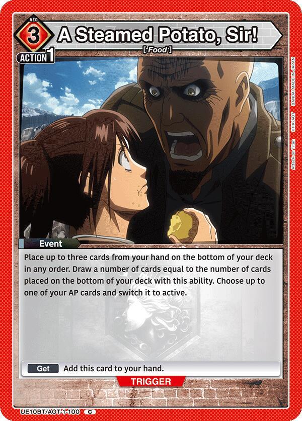 A Steamed Potato, Sir! (UE10BT/AOT-1-100) [UE10BT: Attack on Titan]