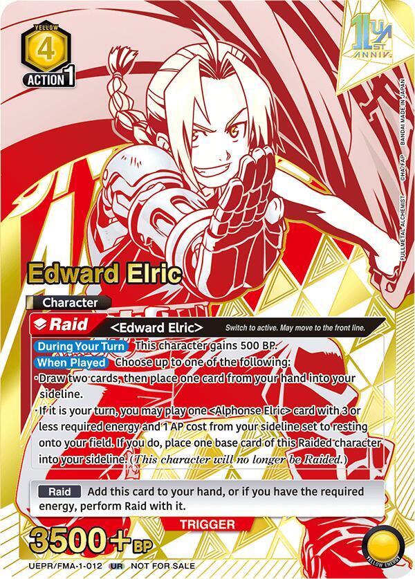 Edward Elric (012) (UEPR/FMA-1-012) [Union Arena Promotion Cards]