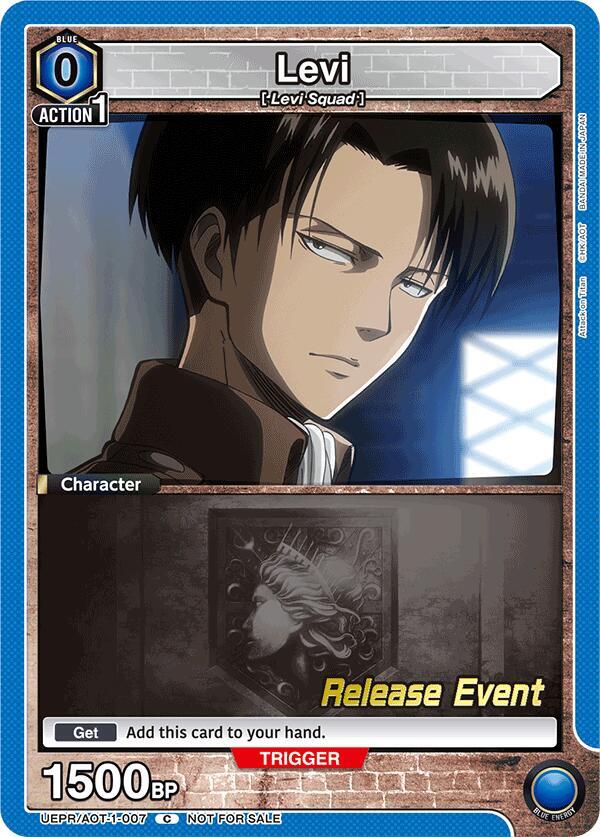 Levi (007) (UEPR/AOT-1-007) [UE10BT: Attack on Titan Release Event Cards]