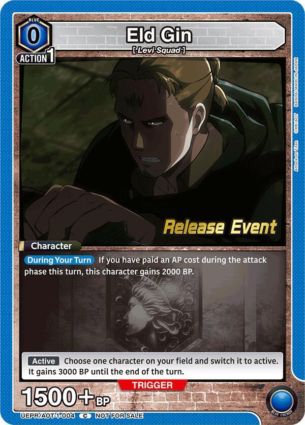 Eld Gin (UEPR/AOT-1-004) [UE10BT: Attack on Titan Release Event Cards]