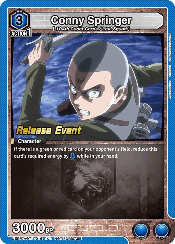 Conny Springer (016) (UEPR/AOT-1-016) [UE10BT: Attack on Titan Release Event Cards]