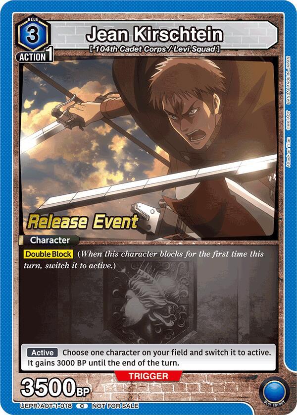 Jean Kirschtein (018) (UEPR/AOT-1-018) [UE10BT: Attack on Titan Release Event Cards]