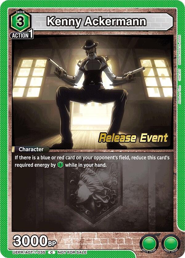 Kenny Ackermann (035) (UEPR/AOT-1-035) [UE10BT: Attack on Titan Release Event Cards]