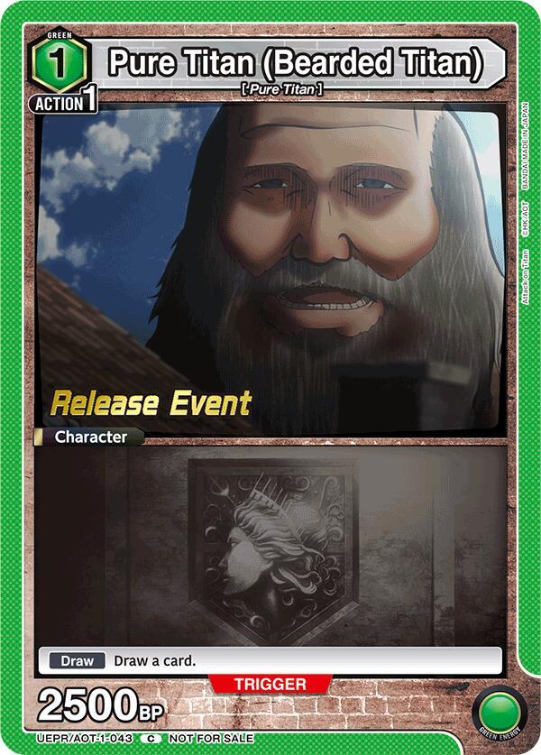 Pure Titan (Bearded Titan) (UEPR/AOT-1-043) [UE10BT: Attack on Titan Release Event Cards]