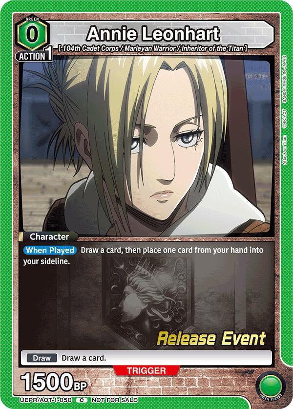 Annie Leonhart (050) (UEPR/AOT-1-050) [UE10BT: Attack on Titan Release Event Cards]