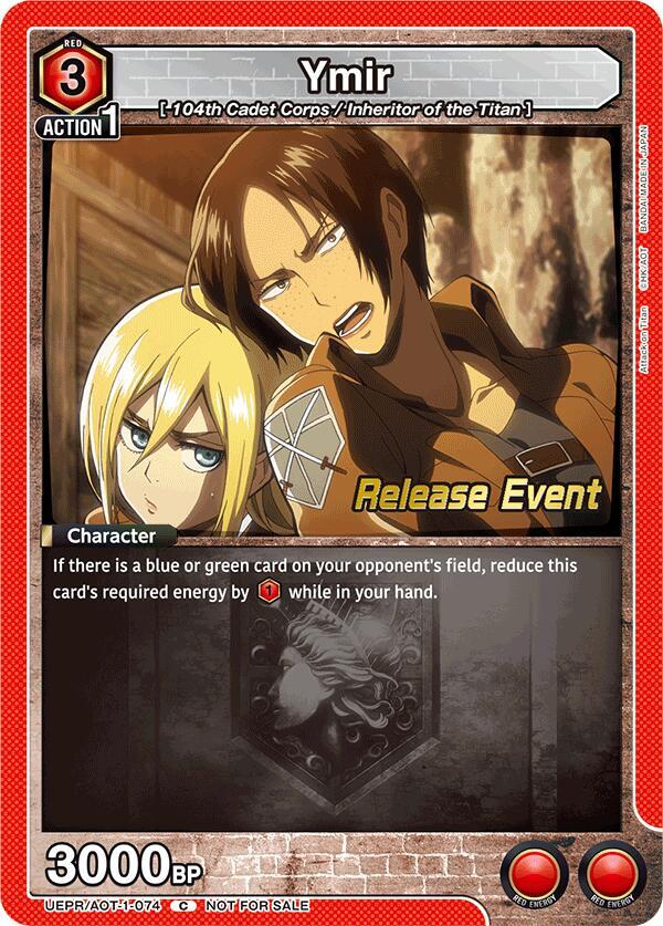 Ymir (074) (UEPR/AOT-1-074) [UE10BT: Attack on Titan Release Event Cards]