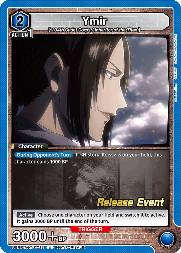 Ymir (013) (UEPR/AOT-1-013) [UE10BT: Attack on Titan Release Event Cards]