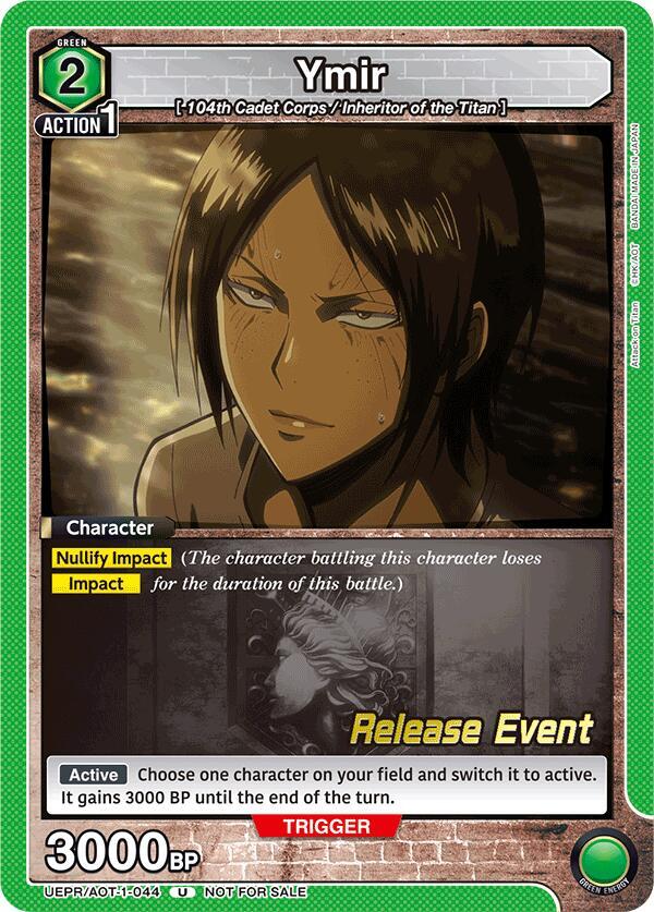 Ymir (044) (UEPR/AOT-1-044) [UE10BT: Attack on Titan Release Event Cards]