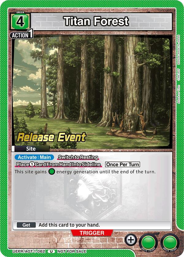 Titan Forest (UEPR/AOT-1-062) [UE10BT: Attack on Titan Release Event Cards]