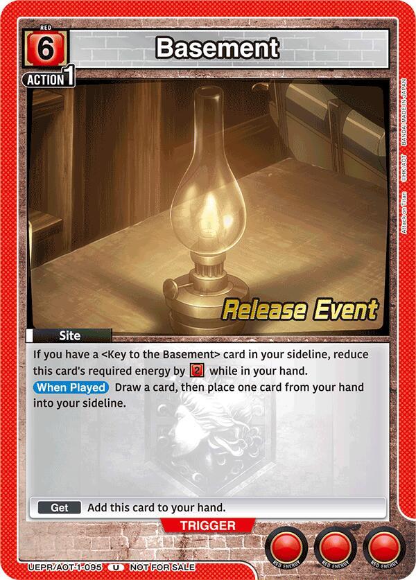 Basement (UEPR/AOT-1-095) [UE10BT: Attack on Titan Release Event Cards]