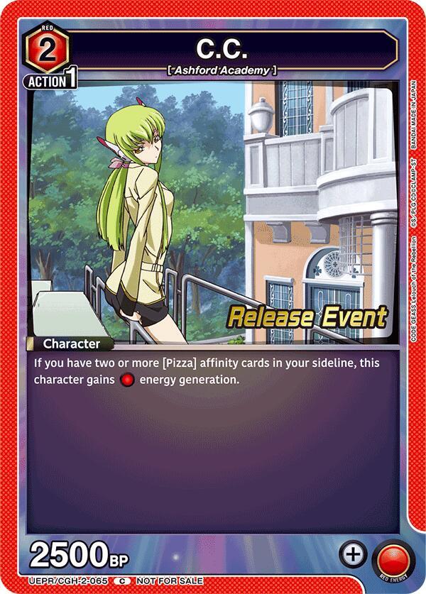 C.C. (065) (UEPR/CGH-2-065) [UEX03BT: CODE GEASS: Lelouch of the Rebellion Vol.2 Release Event Cards]