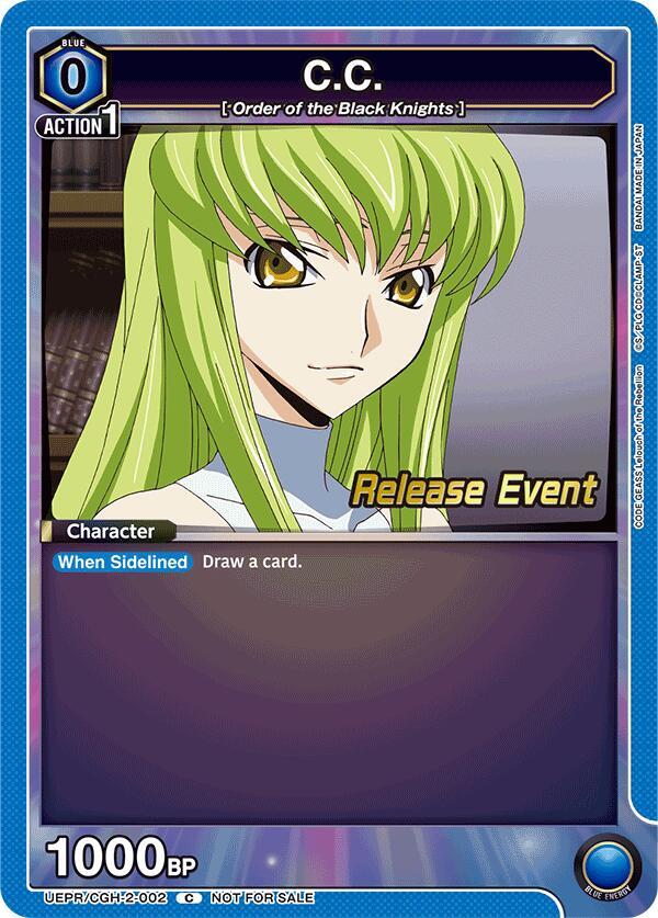 C.C. (002) (UEPR/CGH-2-002) [UEX03BT: CODE GEASS: Lelouch of the Rebellion Vol.2 Release Event Cards]