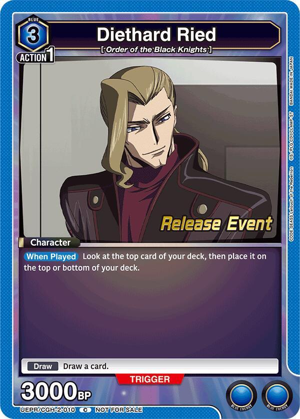 Diethard Ried (UEPR/CGH-2-010) [UEX03BT: CODE GEASS: Lelouch of the Rebellion Vol.2 Release Event Cards]