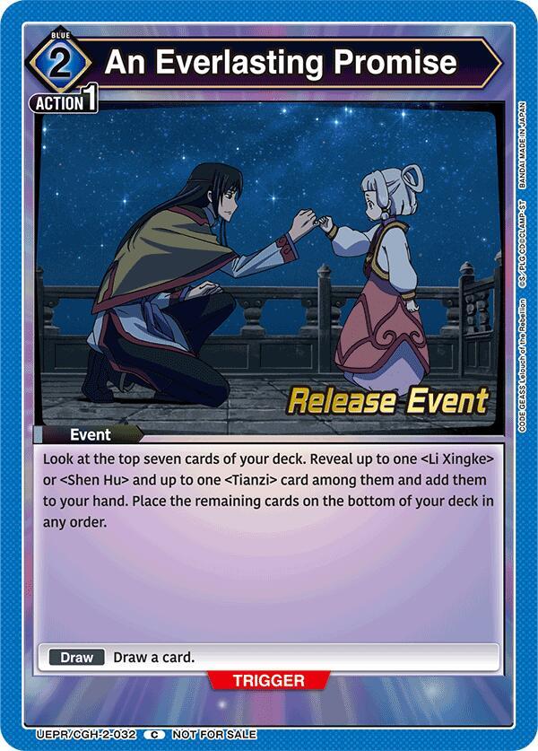An Everlasting Promise (UEPR/CGH-2-032) [UEX03BT: CODE GEASS: Lelouch of the Rebellion Vol.2 Release Event Cards]