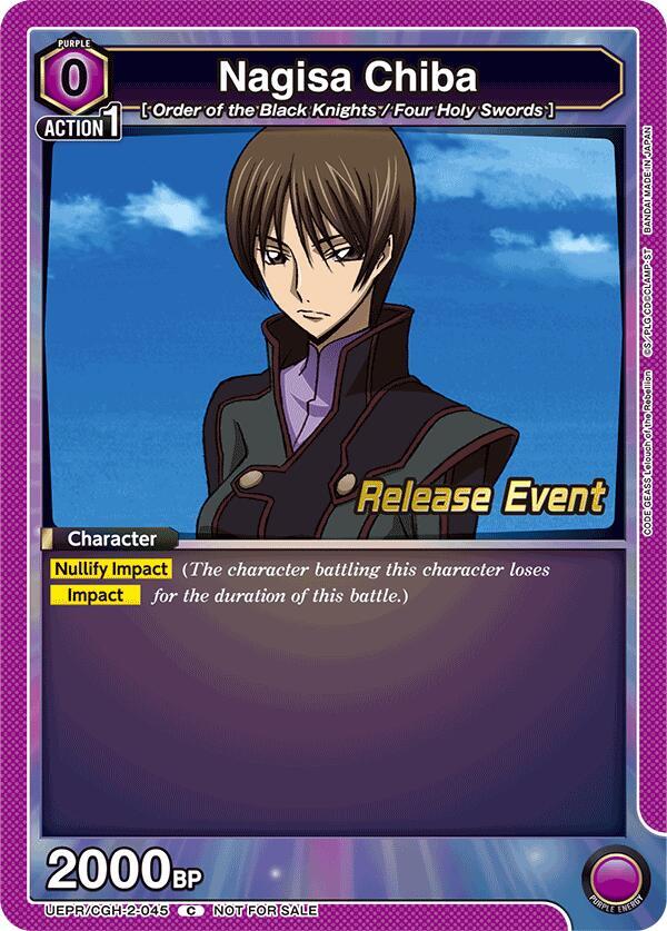 Nagisa Chiba (UEPR/CGH-2-045) [UEX03BT: CODE GEASS: Lelouch of the Rebellion Vol.2 Release Event Cards]