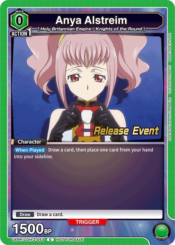 Anya Alstreim (053) (UEPR/CGH-2-053) [UEX03BT: CODE GEASS: Lelouch of the Rebellion Vol.2 Release Event Cards]