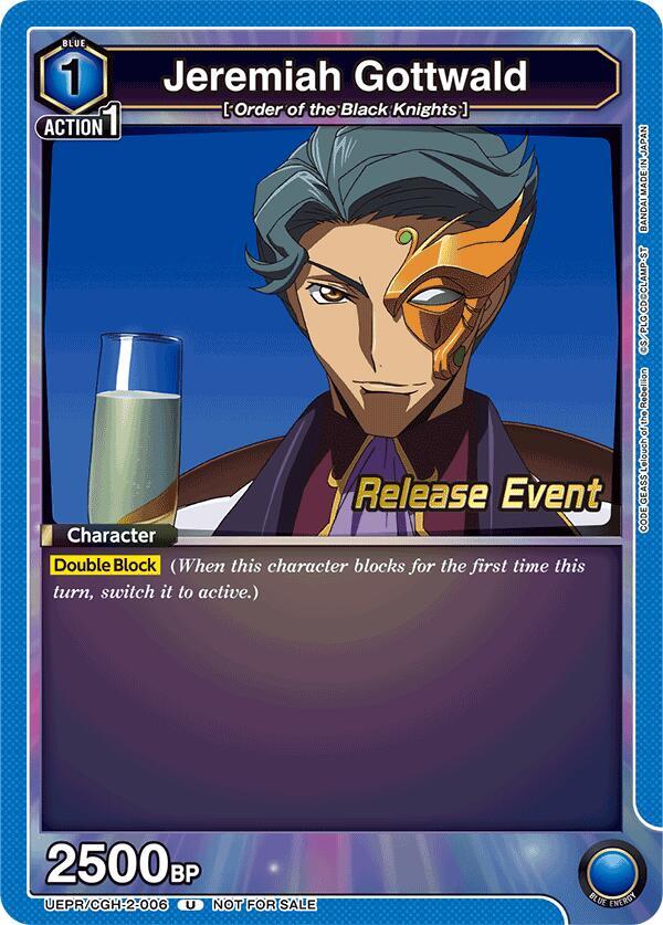 Jeremiah Gottwald (UEPR/CGH-2-006) [UEX03BT: CODE GEASS: Lelouch of the Rebellion Vol.2 Release Event Cards]