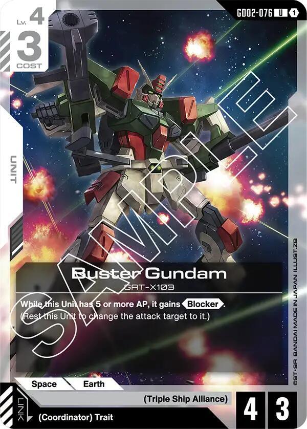 Buster Gundam (GD02-076) [Dual Impact]