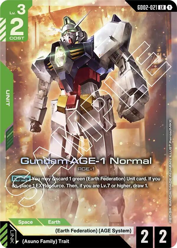 Gundam AGE-1 Normal (GD02-021) [Dual Impact]