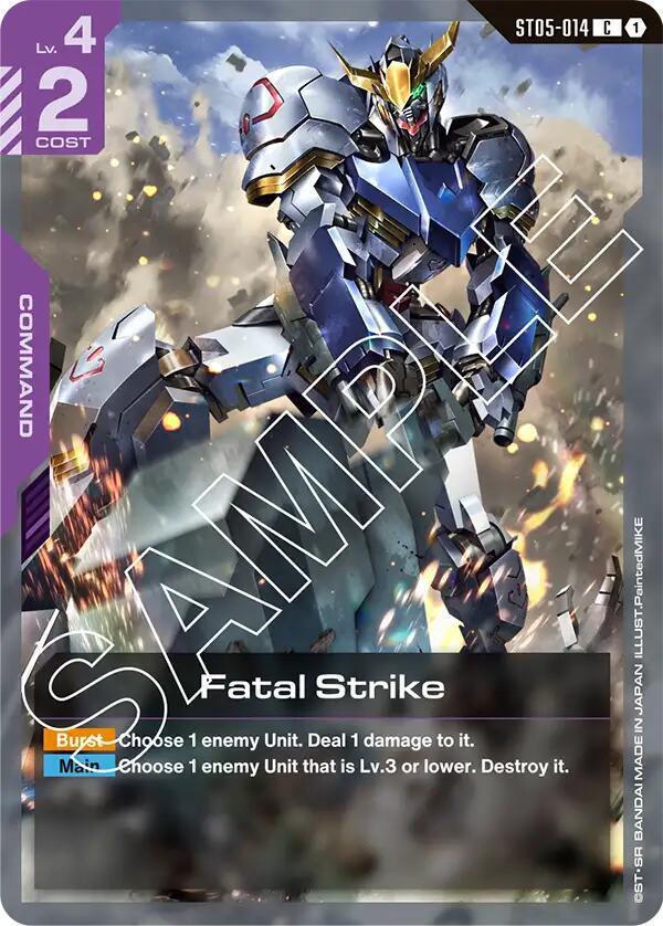 Fatal Strike (ST05-014) [Starter Deck 05: Iron Bloom]