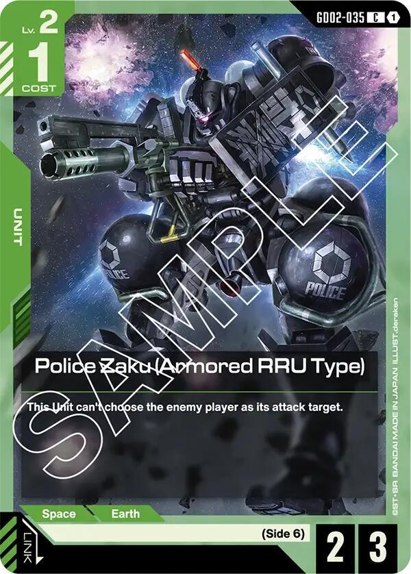 Police Zaku (Armored RRU Type) (GD02-035) [Dual Impact]