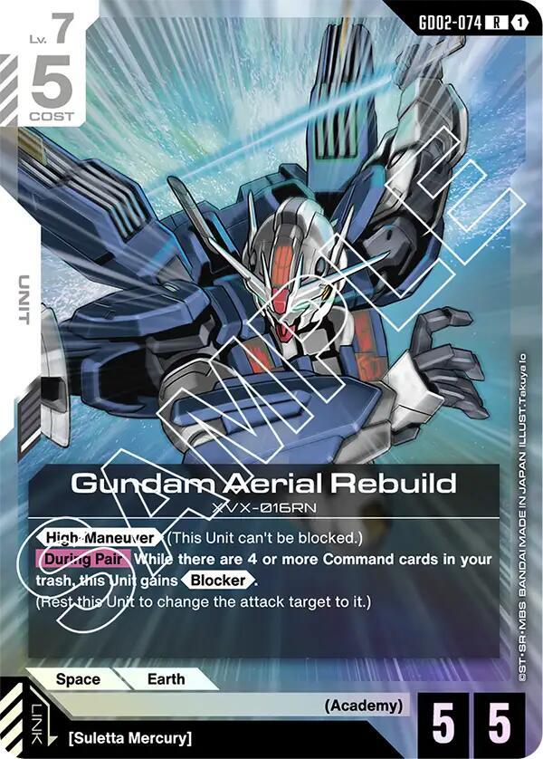 Gundam Aerial Rebuild (GD02-074) [Dual Impact]