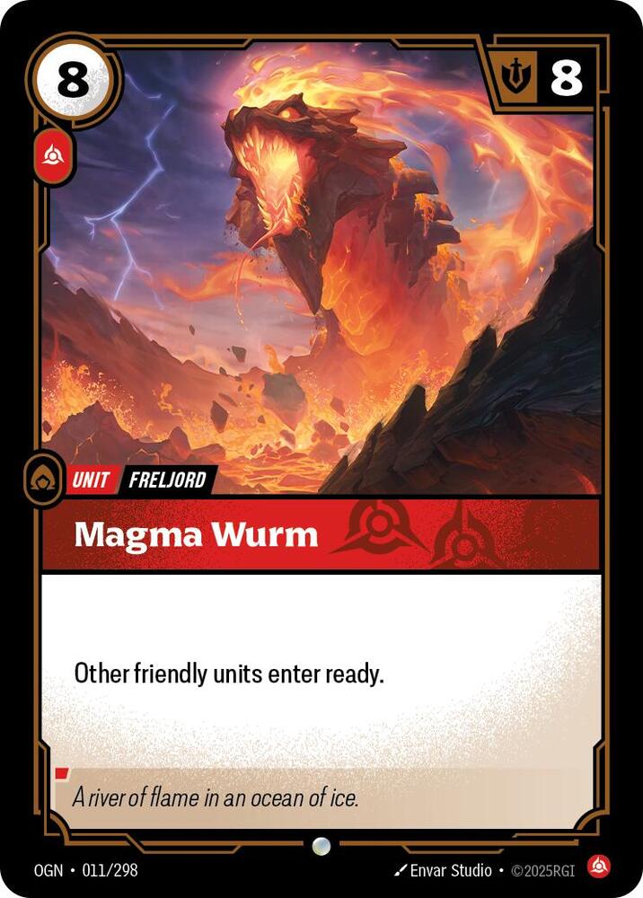 Magma Wurm (011/298) [Origins]