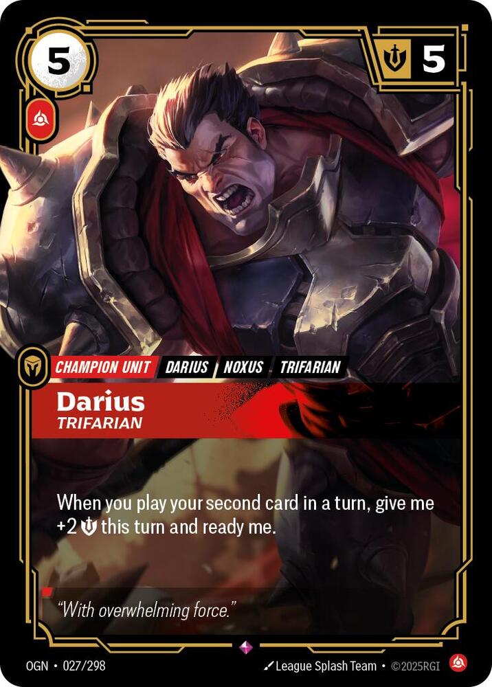 Darius - Trifarian (027/298) [Origins]