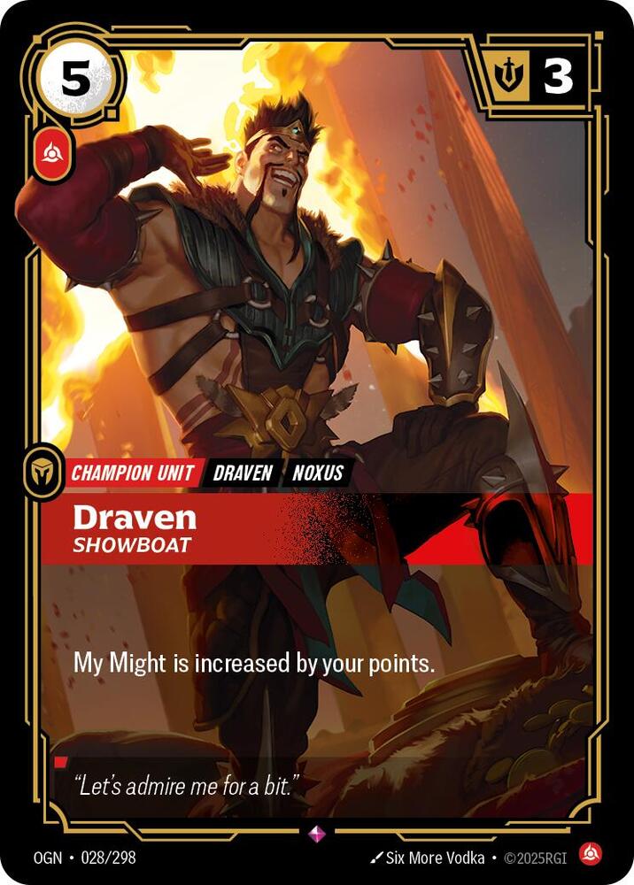 Draven, Showboat (028/298) [Origins]
