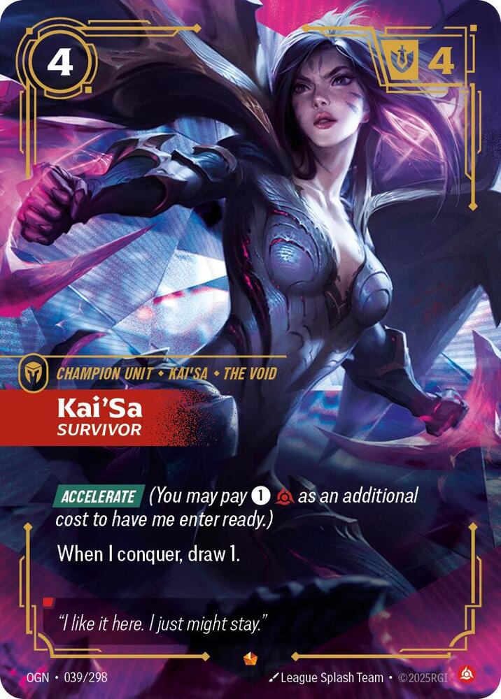 Kai'Sa, Survivor (039/298) [Origins]