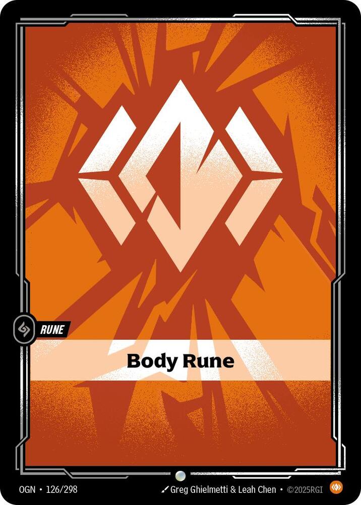 Body Rune (126/298) [Origins]