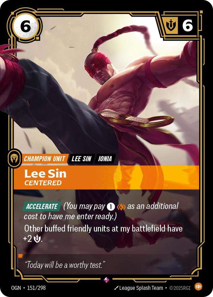Lee Sin - Centered (151/298) [Origins]