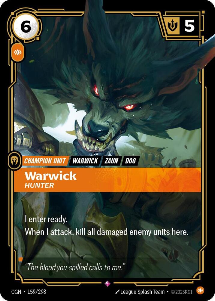 Warwick - Hunter (159/298) [Origins]