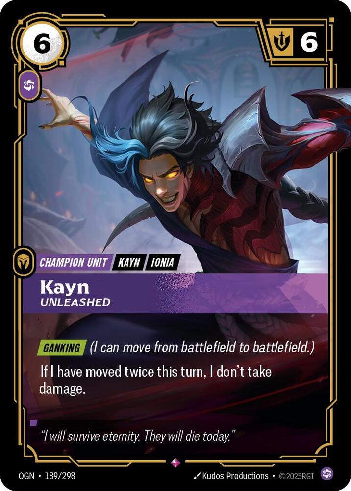 Kayn, Unleashed (189/298) [Origins]