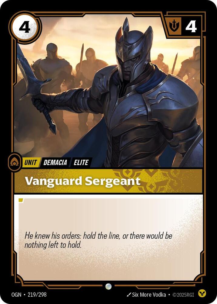Vanguard Sergeant (219/298) [Origins]