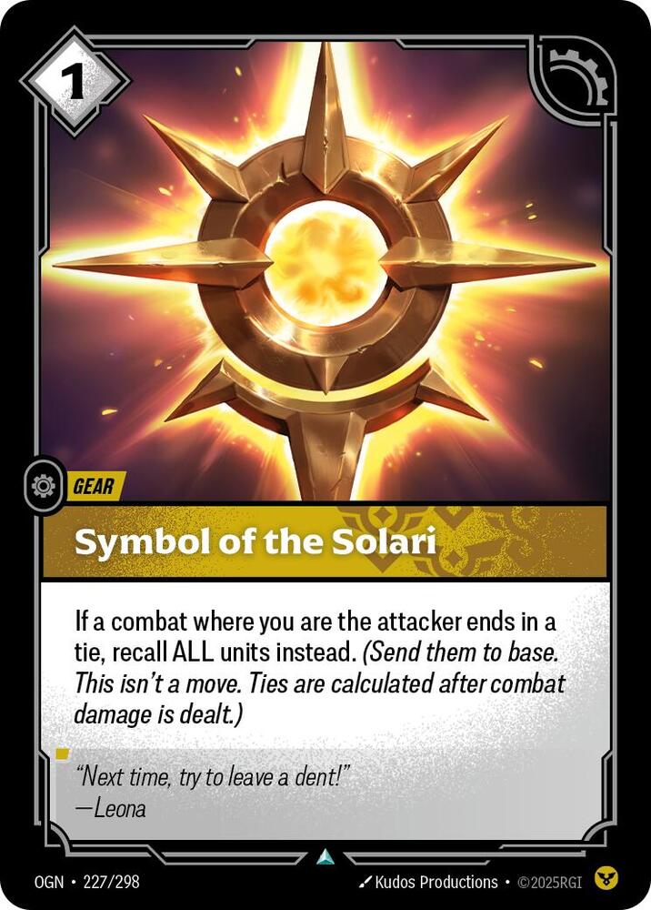 Symbol of the Solari (227/298) [Origins]