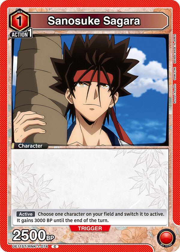 Sanosuke Sagara (074) (UE11ST/RNK-1-074) [UE11ST: Rurouni Kenshin Starter Deck]