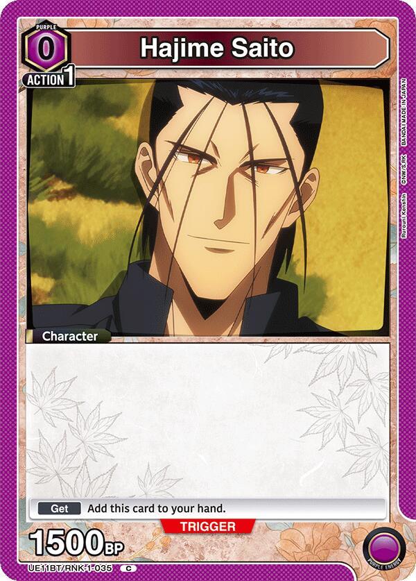 Hajime Saito (035) (UE11BT/RNK-1-035) [UE11BT: Rurouni Kenshin]